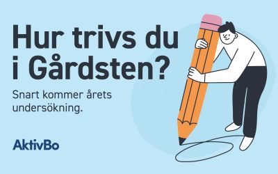 Hur trivs du i Gårdsten? Årets undersökning är på väg